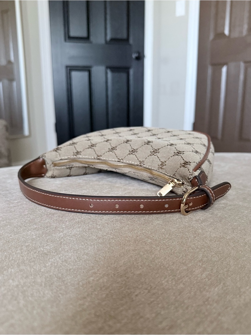 Mango Monogram Shoulder Bag - Picture 3 of 11